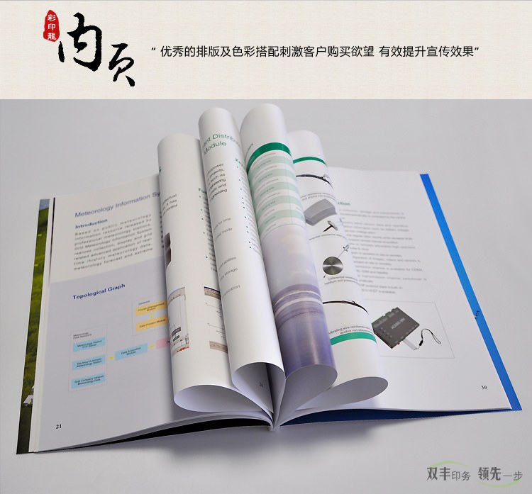 內(nèi)頁:優(yōu)秀的排版及色彩搭配刺激客戶購買欲望,有效提升宣傳效果